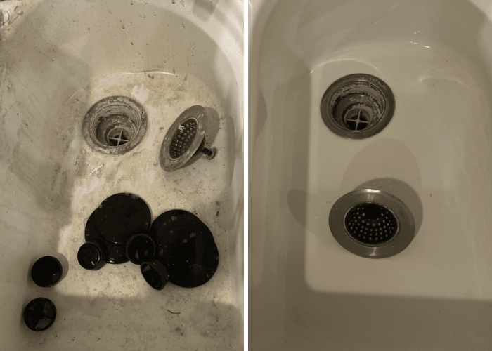 Deep Cleaning-kitchen sink ( Havard )